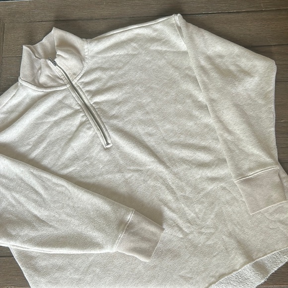 Aerie Sunday Soft Quarter Zip Sweatshirt - Picture 4 of 8